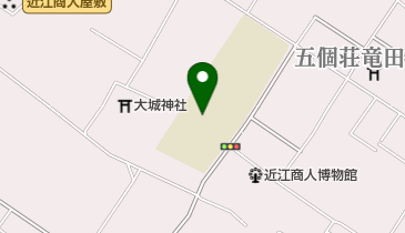 東近江市立五個荘小学校の地図画像