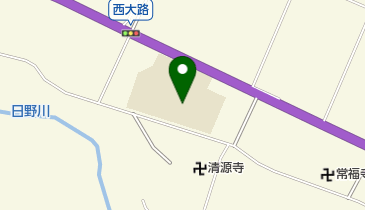 日野町立西大路小学校の地図画像