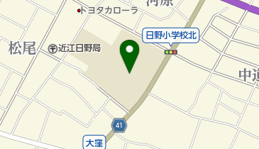 日野町立日野小学校の地図画像
