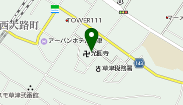 信愛幼稚園の地図画像