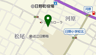 日野町立日野幼稚園の地図画像