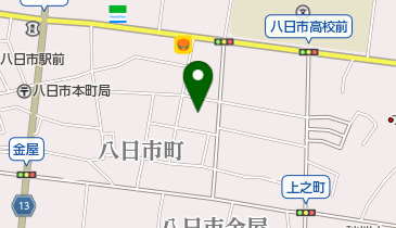 東近江市立八日市幼稚園の地図画像