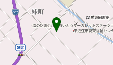 東近江市立愛東あいあい幼稚園の地図画像