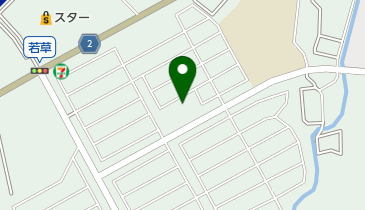若草くるみこども園の地図画像