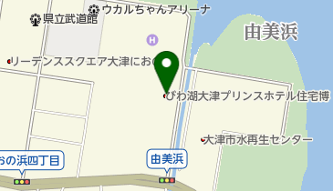 びわ湖大津プリンスホテル住宅博の地図画像