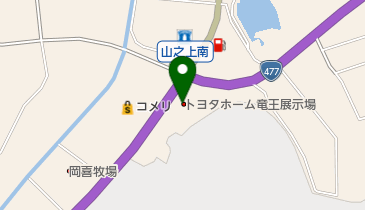 トヨタホーム竜王展示場の地図画像