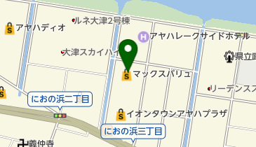マックスバリュ膳所店の地図画像