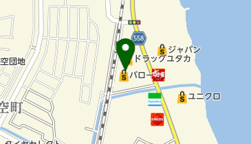 バロー真野店の地図画像