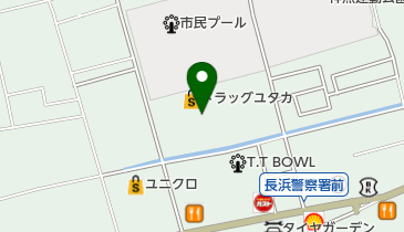 アミカ長浜店の地図画像