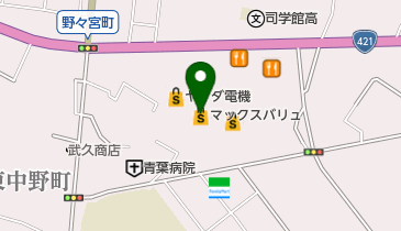 マックスバリュ東近江店の地図画像