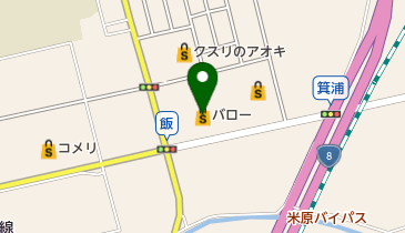 バロー近江店の地図画像