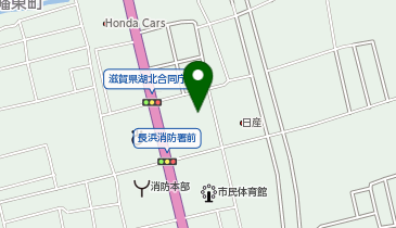 コープながはま店の地図画像