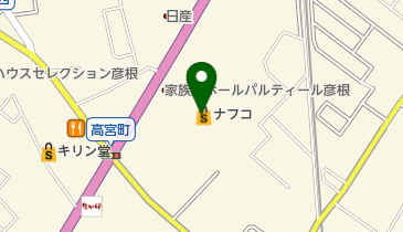 ホームプラザナフコ彦根店の地図画像