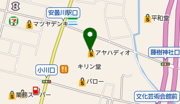 アヤハディオ安曇川店の地図画像