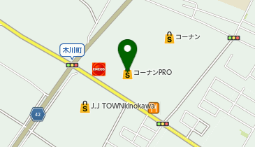 コーナンPRO草津店の地図画像