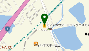 ディスカウントドラッグコスモス一里山店の地図画像