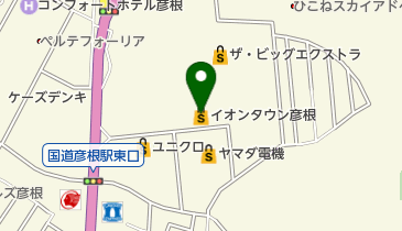 イオンタウン彦根の地図画像