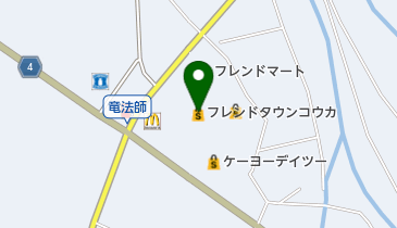 フレンドタウンコウカの地図画像