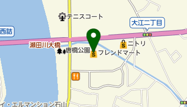 フレンドタウン瀬田川の地図画像