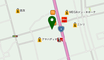ミキハウス長浜柏鶴の地図画像
