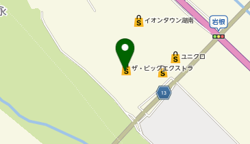 ジーユーイオンタウン湖南店の地図画像