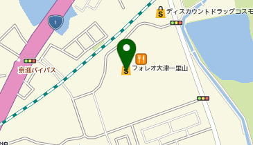 ワークマンカラーズフォレオ大津一里山店の地図画像