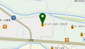 スーパースポーツゼビオイオンモール草津店の地図画像