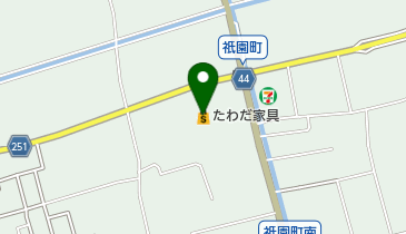 (株)たわだ家具の地図画像