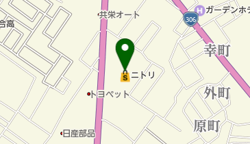 ニトリ彦根店の地図画像