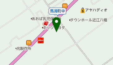 ニトリ近江八幡店の地図画像