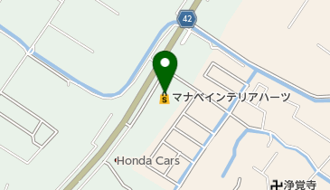 マナベインテリアハーツ草津店の地図画像