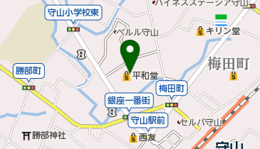 平和書店守山店の地図画像
