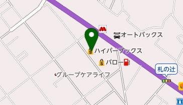 ハイパーブックス八日市店の地図画像