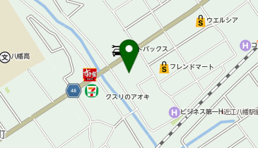 ブックオフ近江八幡店の地図画像