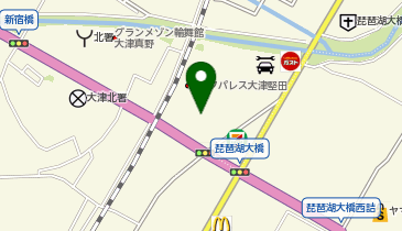ブックオフ堅田店の地図画像