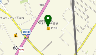 ブックオフ彦根店の地図画像