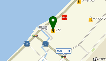 222彦根店の地図画像