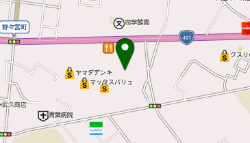 ダイソーマックスバリュ東近江SC店の地図画像
