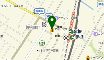 ダイソーアルプラザ彦根店の地図画像