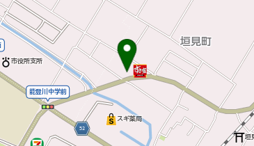 auショップ能登川の地図画像