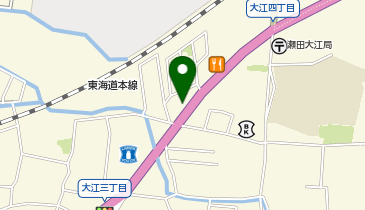 auショップ瀬田の地図画像