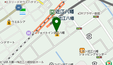 UQスポットイオン近江八幡SCの地図画像