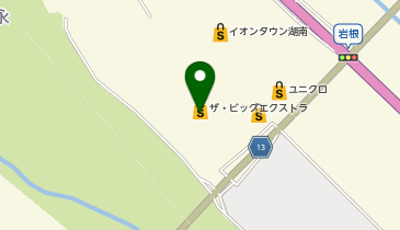 au Styleイオンタウン湖南の地図画像