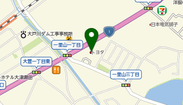 滋賀トヨタ自動車ネッツ瀬田店の地図画像