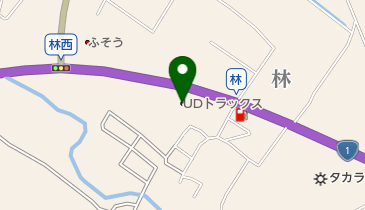 UDトラックスジャパン滋賀カスタマーセンターの地図画像