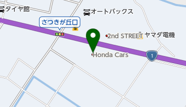 Honda Cars甲賀西水口西店の地図画像