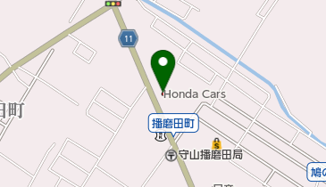 Honda Cars滋賀東守山東店の地図画像