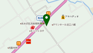 滋賀三菱自動車販売近江八幡店の地図画像