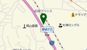 滋賀三菱自動車販売大津店の地図画像