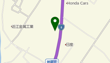 滋賀スバル自動車彦根店の地図画像